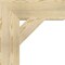 Ekena Millwork Traditional Block Rough Sawn Bracket, Douglas Fir, 6"W x 20"D x 20"H BKT06X20X20TRA05RDF - alternate 4